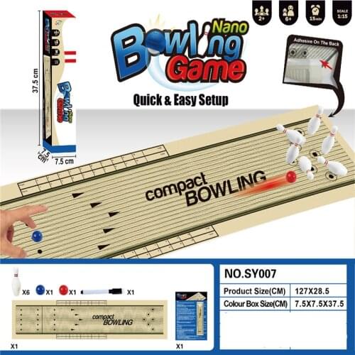 Childrens Educational Board Game Toy Elite Sportz Table Curling Ball Bowling Indoor Leisure Family Table Toy Christmas gift