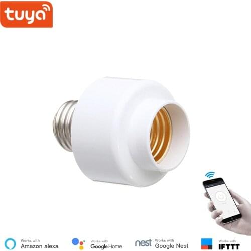 Home automation gadget WiFi smart light holder adapter interrupter wifi smart home Alexa compatible