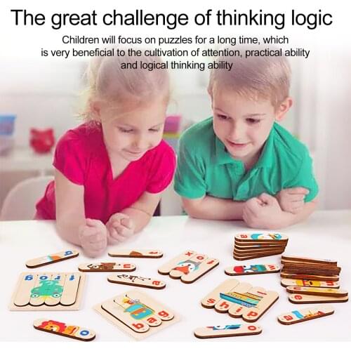 Creative English Alphabet Spelling Game Bar Puzzle Childrens Educational Toys Parent-child Interactive Early Education Toys
