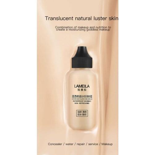 LAMEILA Lightweight Concealer Beauty Cream Foundation Long Lasting Not Easy To Lose Makeup BB Cream Face Beauty Makeup TSLM2