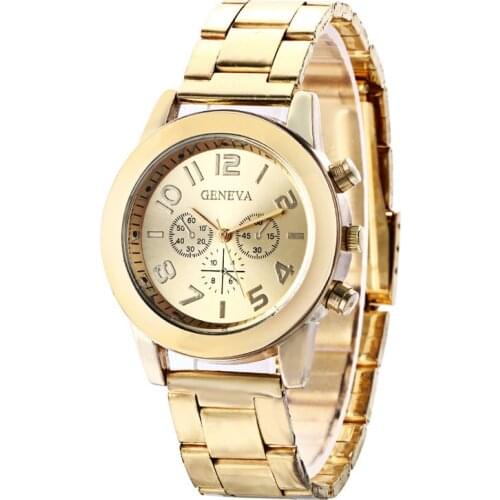 Fashion personality fashion table neutral digital surface steel band quartz watches