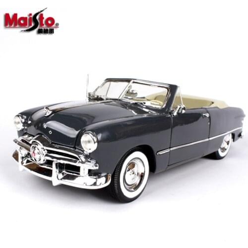 Maisto 1:18 1950 Ford Soft Top car alloy car model simulation car decoration collection gift toy Die casting model boy toy