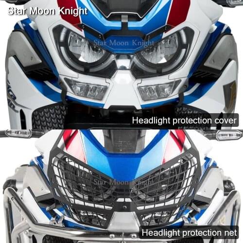Motorcycle Headlight Head Light Guard Protector Net Cover For Honda Africa Twin CRF1100L CRF 1100 L Adventure Sports 2020 2021