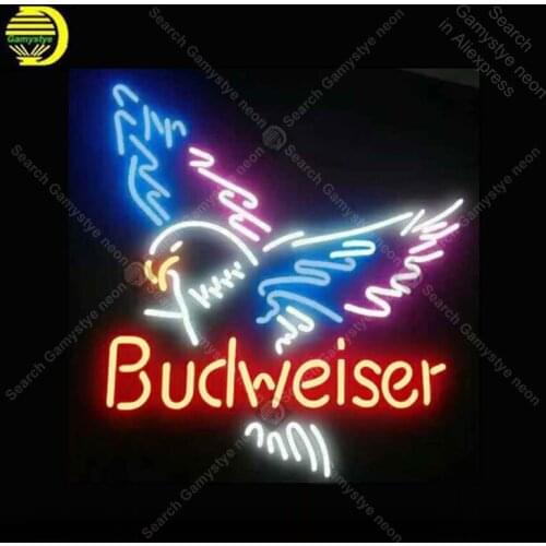 Neon Signs for Budweise Eagle Beer Bar Decorate Party Room Handcraft Publicidad anuncio luminoso Light Advertisement Dropship