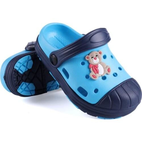 New Summer Children Shoe Breathable Sandals Beach Boys Girls Sandals Outdoor Cartoon Non-slip Slippers Leisure Hole Kids Sandals