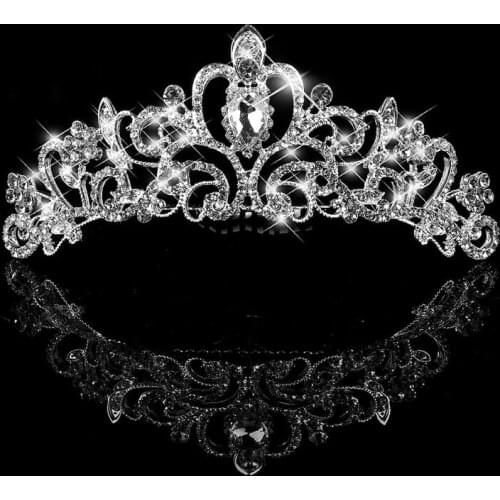 New Bridal Crystal Rhinestone Comb Tiaras Headband Crown Wedding Prom Pageant Jewelry #Y51