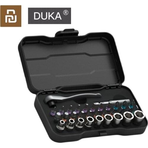New XIAOMI Duka Screwdriver Kit Multifunctional Steel Screwdriver Wrench Household Repair Tool Magnetic Bit Ratchet Socket Set