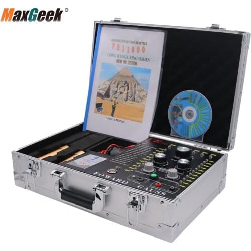 Maxgeek VR-11000 Underground Gold Detector Long Range Gold Diamond Detector Range 100-2500m Depth 5-230m
