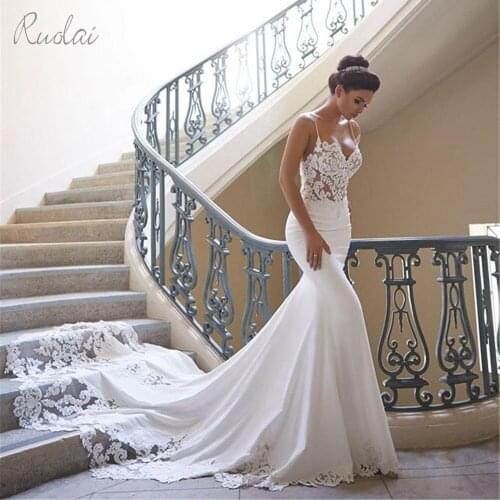 Ruolai Beach Wedding Dresses