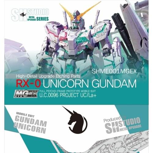 SH STUDIO MGEX 1/100 Unicorn Gundam Etching Sheet Metal Detail Tonic