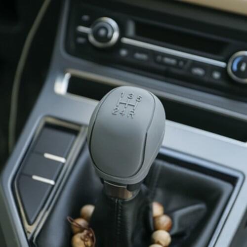 YAPAI Car Gear Covers Silicone Gear Shift Collars Antiskid and Abrasion Resistant Gear Position Handbrake Cover
