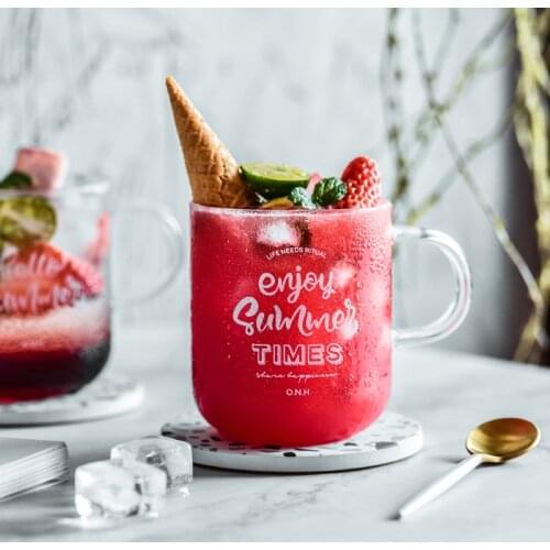 Glass Retro Coffee Mugs Heat resistant Water Cafe Tea Milk Cups Condensed Coffee Cup Drinkware Restaurant Kitchen