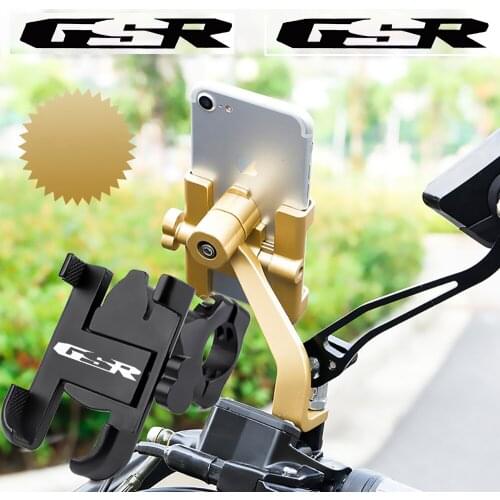 For Suzuki GSR750 GSR600 GSR400 GSR 400 600 750 Universal Motorcycle Handlebar Phone Holder Stand Mount Motorcycle Accessories