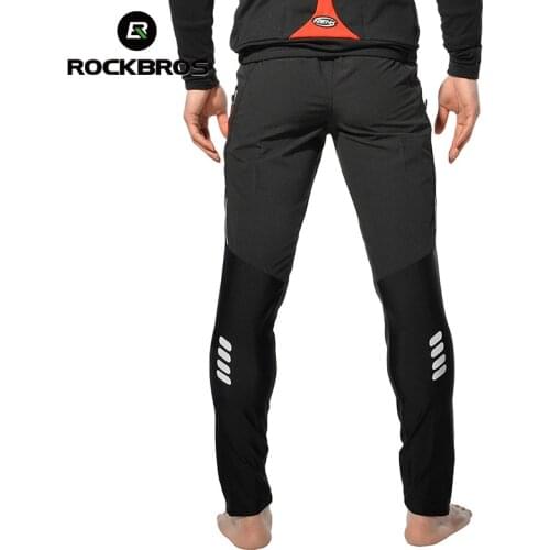 ROCKBROS MTB Bike Cycling Pants Men Women Sport Breathable Reflective Trousers For Running Hiking Fishing Riding Clothing Pants