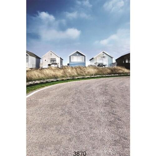 Photography Backdrops Suburban House vinyl Cloth Photo Background for Studio Wedding Photography Backdrops for Photo Shooting