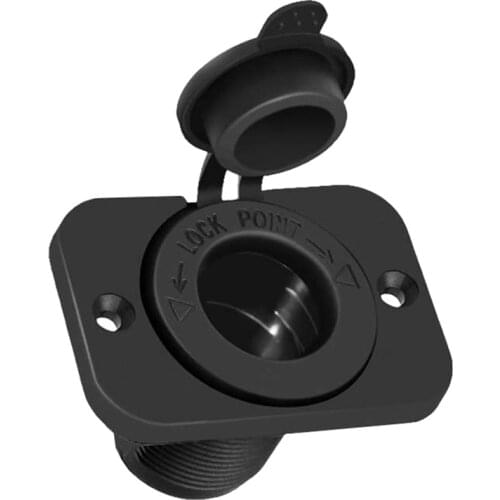 Cigarette Lighter Socket Waterproof 12V Power Plug Outlet Receptacle for Car Marine Motorcycle ATV RV Socket Power Outlet