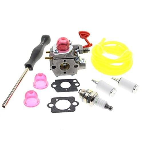WT-875 Carburetor for Craftsman Poulan Pro Blower BVM200C BVM200VS P200C GBV325 P325 with Fuel Line Filter Gasket Spark Plug
