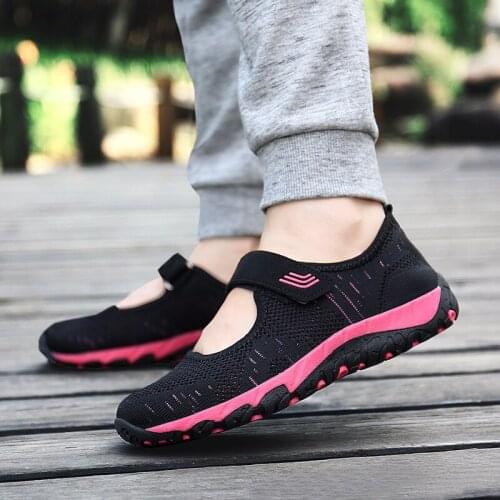 2019 Summer Fashion Women Flat Platform Shoes Woman Breathable Mesh Casual Shoes Moccasin Zapatos Mujer Ladies Boat Shoes