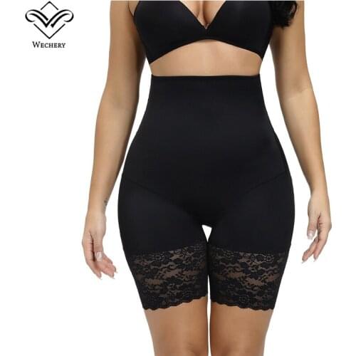 Tummy Control Panties Women Shapewear Abdomen Shapers High Waist Compression Slimming Underwear Lace Hem Waist Trainer Sheath