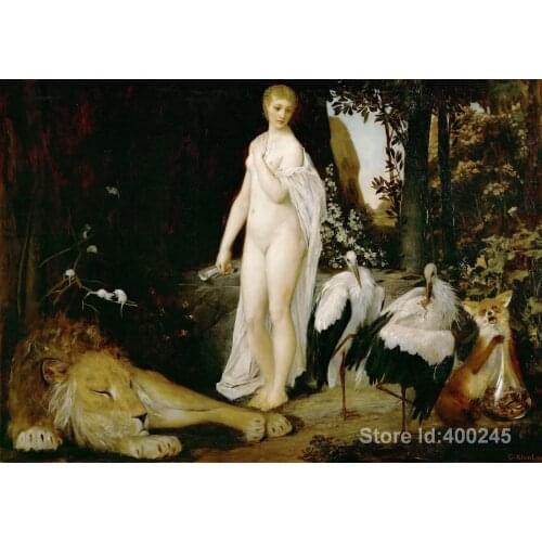 Famous artwork of Gustav Klimt Fable art reproduction paintings handmade High Quality