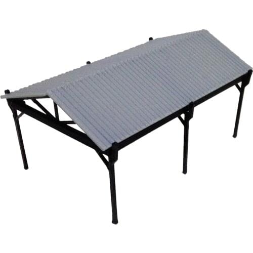 1:87 HO Scale 3D Printed Car Shed Train Railway Model Scene Decoration Miniatures Landscape Drop Shipping