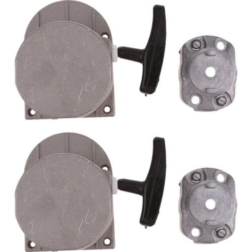 2pcs Pull Start Starter Replacement for 50 60 66 80 cc 2-Stroke Engine Motorized Bicycle Scooters Dirt Bike