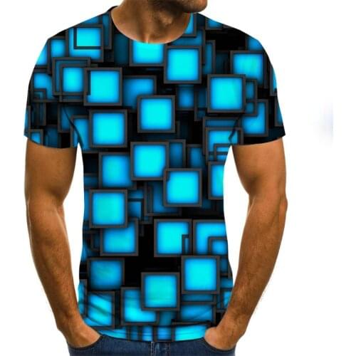 2021 Mens Best Selling 3D Summer Print Casual Round Neck Short Sleeve Fashion T-Shirt Xxs-6xl