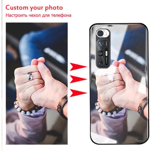 Customized Phone Case For Xiaomi Mi 10s 11 10i 5G 10T 10T Pro 10t lite 10 pro Glass Case Customized Picture Name Cover Photo diy