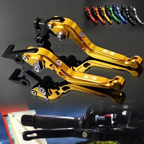 CNC Aluminum Motorcycle Brake Clutch Levers For Suzuki GSR600 2006-2011 GSR750/GSX-S750 2011-2016 Adjustable Folding GSR 600 750