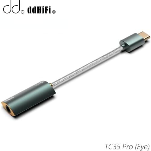 DD ddHiFi TC35 Pro (Eye) TypeC / Light-ning to 3.5mm Decoder, ES9281AC Pro Chip, Support MQA / Native DSD 512 / PCM 32bit/768kHz