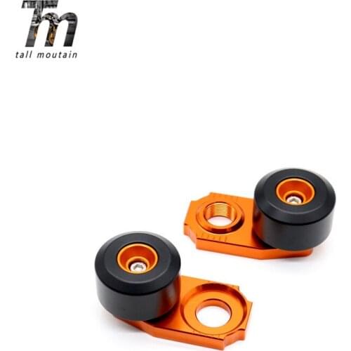For SXS 125 SXS 250 450 540/EXC-G/MXC-G EXCG MXCG SX-S 125/250/450/540 Motorcycle Chain Adjuster Regulator Sliders