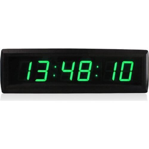 1.8" electric countdown clock for debate competition big LED digital wall clock with stopwatch