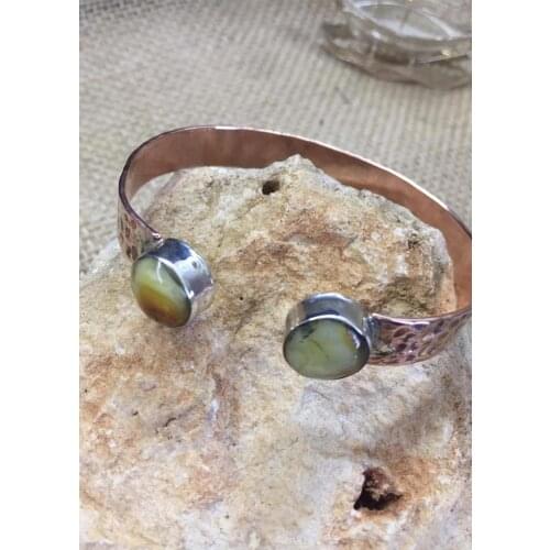 Drop Amber Gemstone Tattoo Hand Handwork Men Women Authentic Silver Bracelet Stress Wheel Wristbands