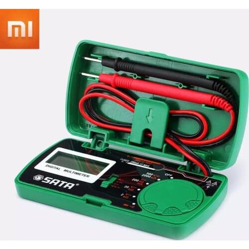 Xiaomi Sata Mini Pocket Multimeter AC and DC Voltage Easy Measurement Measurable Continuity Full Range Overload Protection
