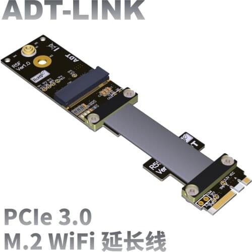 M.2 WiFi A.E Key To Mini Pci e mPCIe Wireless Network Card Extension Cable Adapter Card Mini Pcie3.0 Pci-e wifi Bluetooth Riser