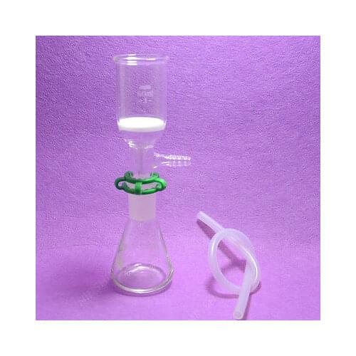Filtration Set[Erlenmeyer Flask+Filter Funnel(3#)],100ML,Lab Glassware Set,60ML Filter Funnel