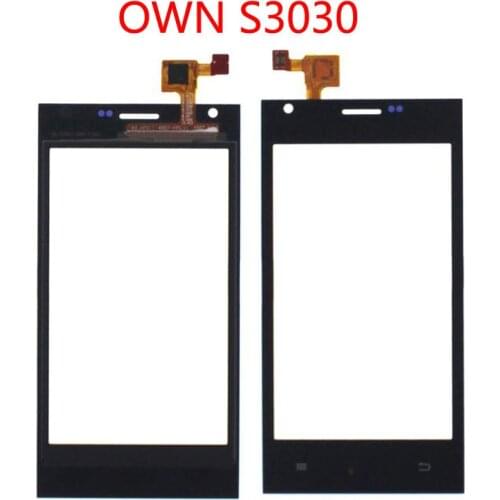 Low Price clear Stock 4" OWN S3030 3030 Touch screen Digitizer Glass Lens Sensor Panel parts