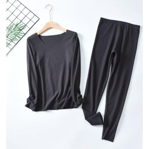 2021 New Pajama Set Women Thick Warm Velvet Two Pieces Sleepwear Suit Ladies Home Clothing Autumn Winter Nightwear Pijama Mujer