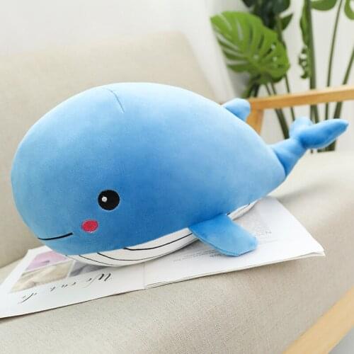 Software space down cotton whale sleeping pillow doll gift cloth doll prone long pillow fish plush toy