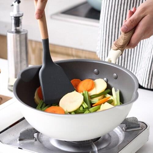 Thick Non-stick Wok No Oil Smoke Household Frying Pan with Handle Wok Gas Stove Induction Cooker Special Pan Large Cooking Pot