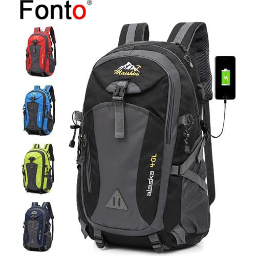 Fengtu Waterproof Hiking Sports Backpack Outdoor Climbing Bag Men Women Camping Trekking Travel Pack Rucksack