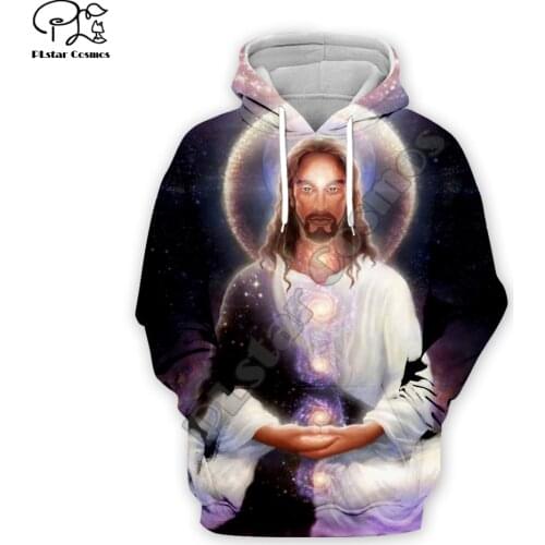 PLstar Cosmos Christian Catholic Jesus Retro Streetwear Funny New Fashion Pullover 3DPrint Zipper/Hoodies/Sweatshirts/Jacket A-8