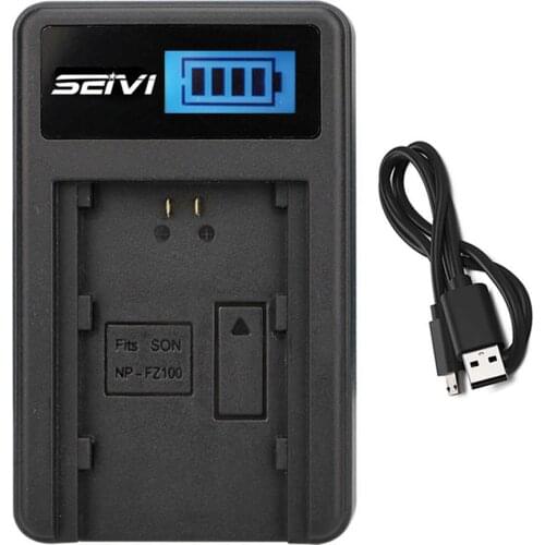 Battery Charger For Sony Alpha ILCE-7M3, ILCE-7M3K, ILCE-7RM3, ILCE-7RM4, ILCE-9, ILCE-9M2 full-frame Digital Camera