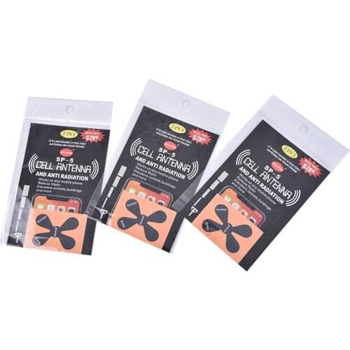 1/5/10PCS Outdoor Phone Mobile Phone Signal Enhancement Gen X Antenna Booster Improve Stickers Camping Tools