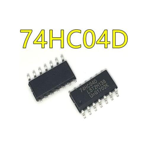10pcs/lot SN74HC04D 74HC04D 74HC04 SOP-14 In Stock