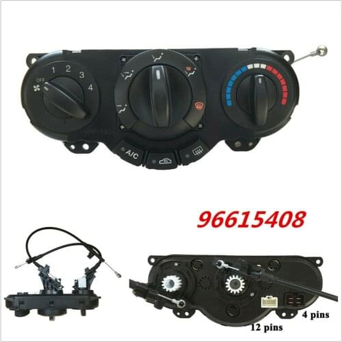 1pcs Car A/C Heater Control Panel Air Conditioner Climate Switch For Daewoo Lacetti Chevrolet Nubira Optra Excelle 96615408