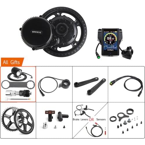 Bafang 8FUN BBS02B Mid Drive Motor 36V 500W Electric Bicycle Conversion Kits 68-73mm E-bike Stable Engine 44T 46T 48T 52T P850C