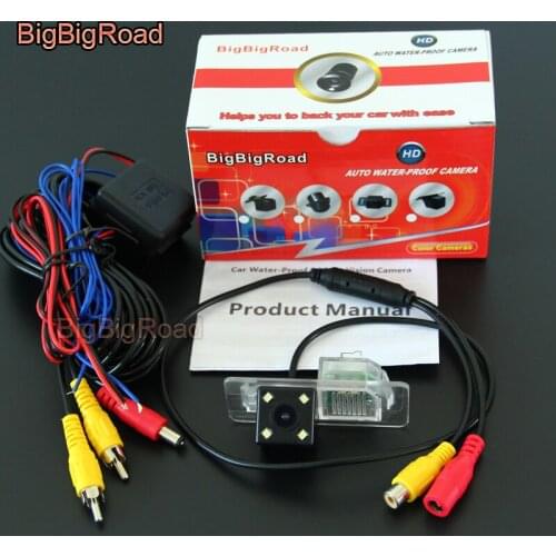 BigBigRoad Car Rear View Reverse Parking Camera For BMW 3 4 5 F10 F11 GT F07 2014 2015 Night Vision Waterproof Backup Camera