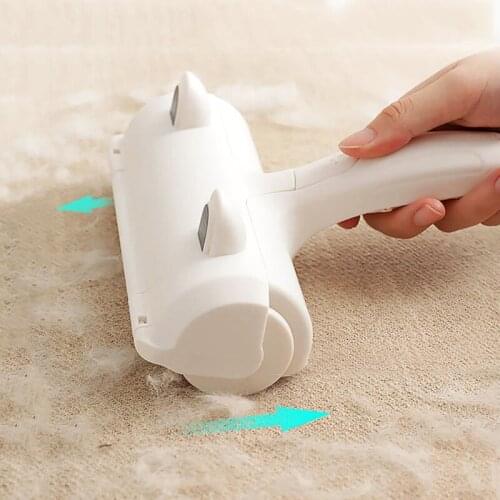 Household Cleaning Feather Brush Roll Removes Hairs Cat Dog Cleaning Carpet Cleaning Lint Sticking Roller Carpet Cleaner Brushes