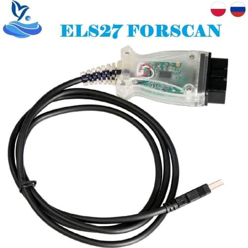 ELS27 FORScan Scanner Vehicles ELS27 FORScan Scanner OBD2 Diagnostic Cable Support ELM327 J2534